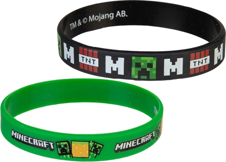 Minecraft silikoninė apyrankė – 1 vnt.