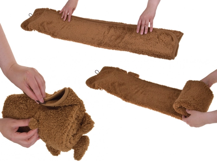 Blanket and cuddly toy in one