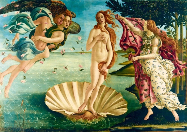 Dėlionė „Veneros gimimas“ (1000 dalių)