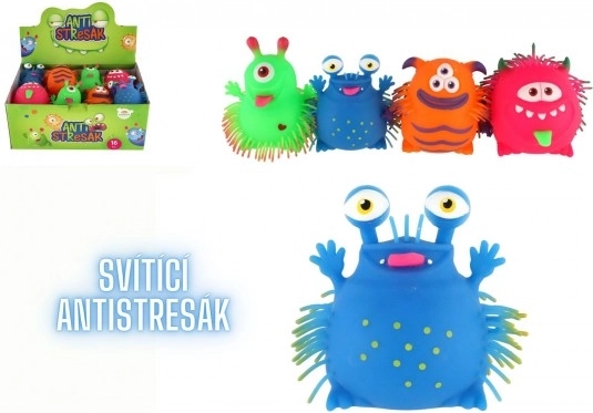 Antistresinis kamuoliukas Pabaisiukas su šviesa