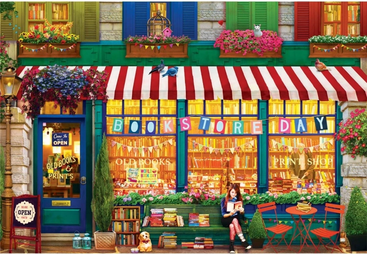 Old Bookshop Puzzle 2000 Pieces