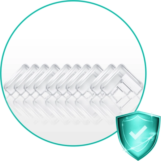 Skaidri medžiaga su UV apsauga