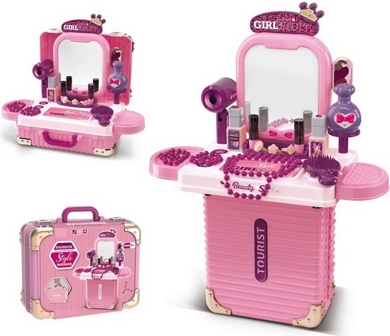 Madej 2-in-1 children's dressing table in a case