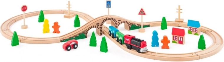 Electric locomotive with light and reverse