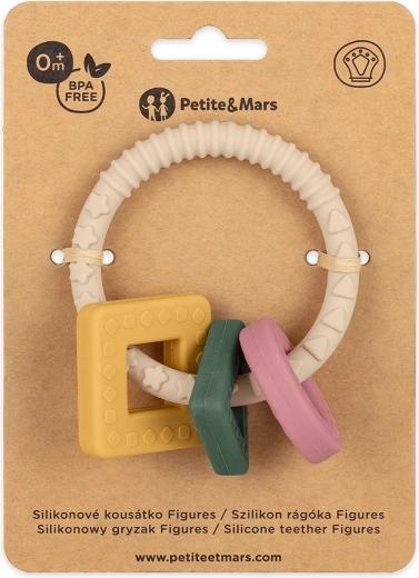 Silicone Teether Figures Desert Sand PETITE&MARS