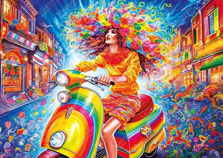 Magnolia Puzzle Blooming Freedom 1000 Pieces