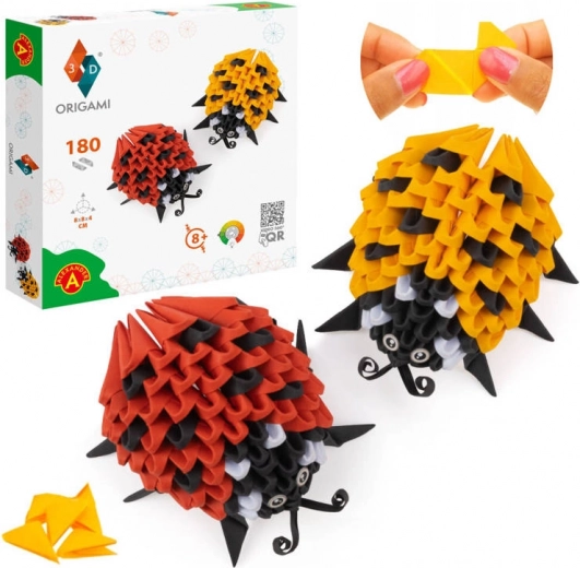 Alexander kūrybinis rinkinys Origami 3D – boružėlės