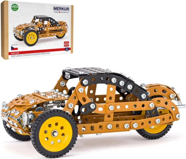 Merkur metal construction set historical automobile Hadraplan 295 pieces