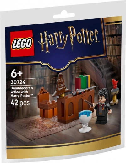 Lego Harry Potter Dumbledoro kabinetas – polibagas mini scena