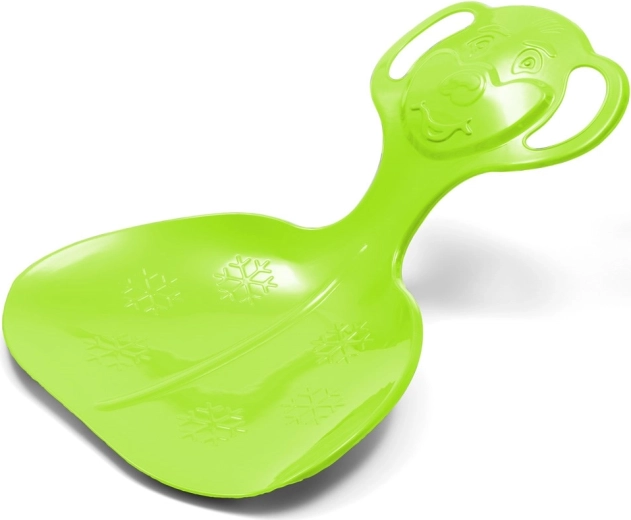 Children's sledding glider shovel BABY MIX Comfort Line M green