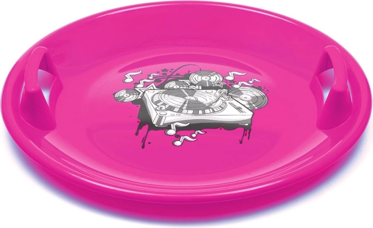 Baby Mix Snow Saucer 60 cm Music Pink