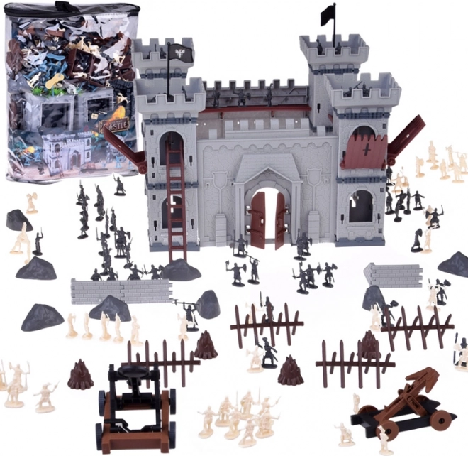 Toy Soldier Figures with Accessories: Knights and Pirates