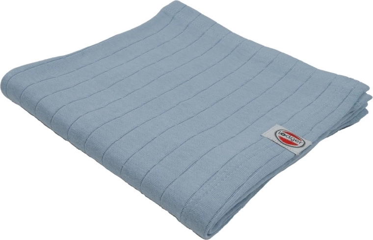 Lodger vystymo skraistė iš organinės medvilnės Solid blue fogg 70 × 70 cm – 1 vnt.