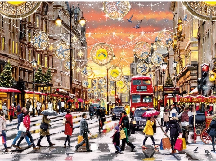 Gibsons Puzzle Festive Rush 1000 Pieces