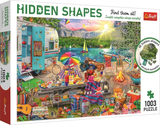Dėlionė Hidden Shapes – kelionė nameliu ant ratų