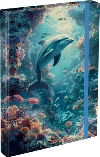 A4 sąsiuvinių aplankai „Delfinas“