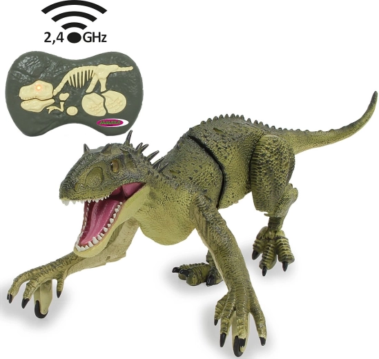 JAMARA nuotoliniu būdu valdomas žalias dinozauras Exoraptor