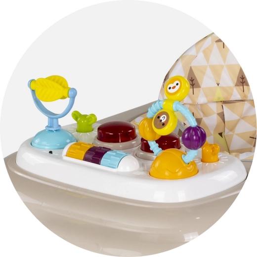 Interaktyvus žaidimų pultas su švieselėmis ir melodijomis