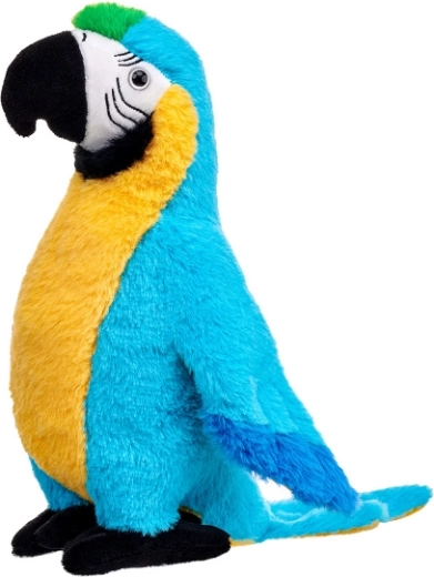 Plush Blue Macaw Parrot 27 cm