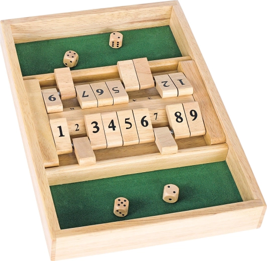 Double shut the box – medinis žaidimas su kauliukais
