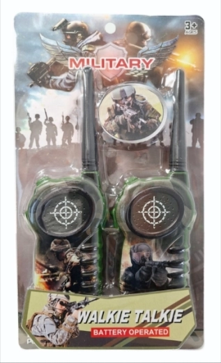 Military kids’ walkie-talkies (battery-powered)