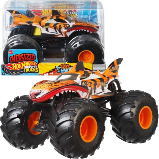 Hot Wheels Monster Trucks Tiger Shark 21 cm – 1 vnt.