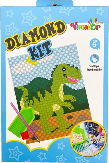 Deimantinis tapymas BABY Dino – kūrybinis rinkinys vaikams