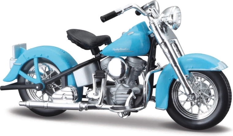 Maisto Harley-Davidson 1953 FL Hydra Glide 1:18 šviesiai mėlyna