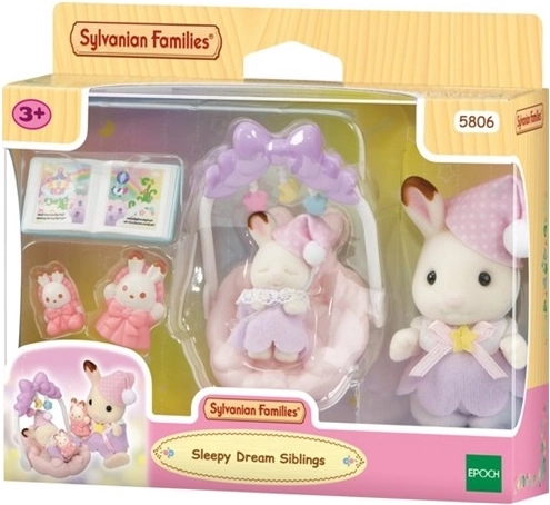 Sylvanian Families miegantys broliai ir seserys