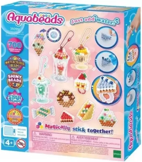 Aquabeads saldūs skanėstai – kūrybinis vandens karoliukų rinkinys