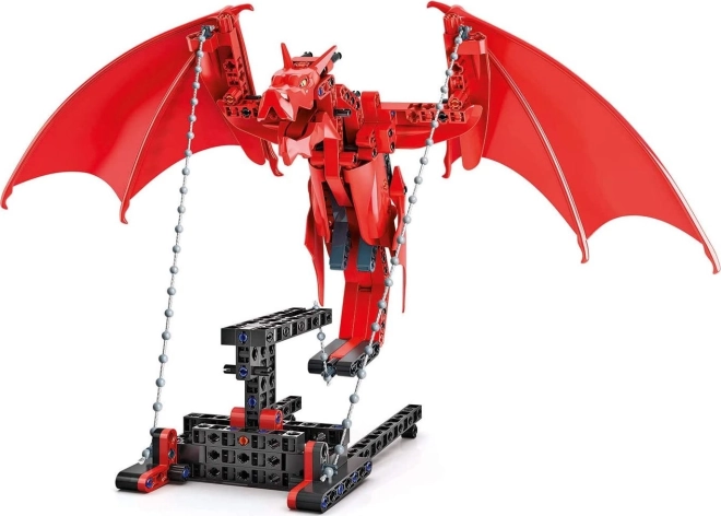 Floating dragon using the principle of tensegrity