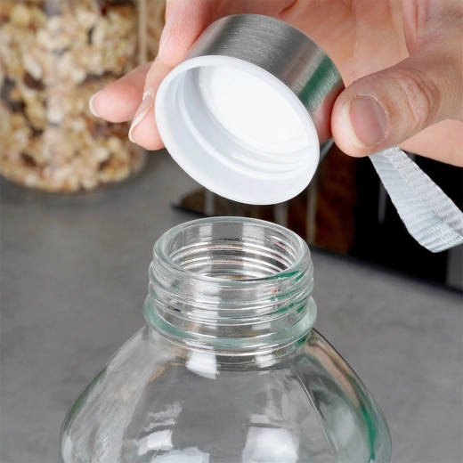 Patikimai sandarus metalinis dangtelis