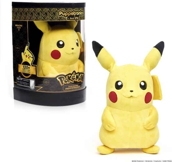 Pokémon Pikachu RealFX Puppetronic Interactive Plush Puppet