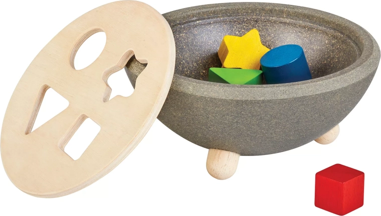 Eco-friendly toy made from rubberwood