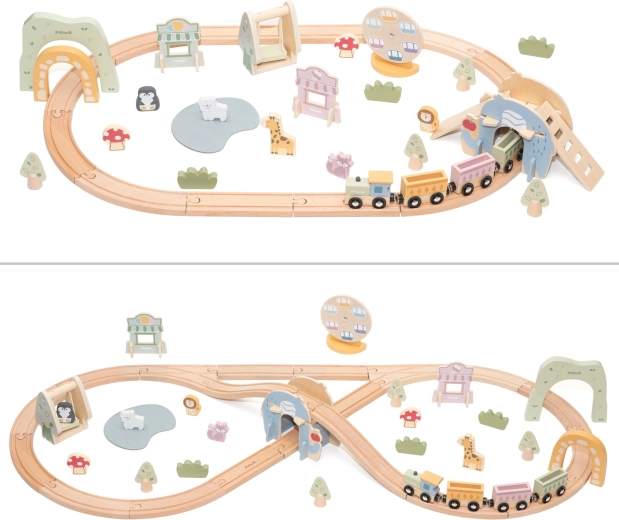 62 pieces for endless track layouts