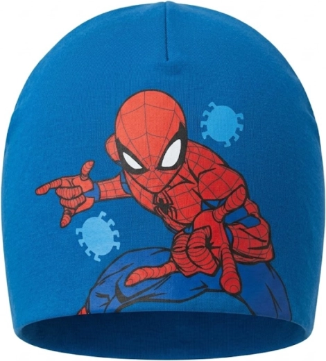 Cotton mid-season hat Marvel Spider-Man teal blue