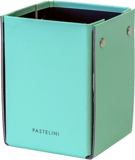 Pastelini laminated pencil cup green