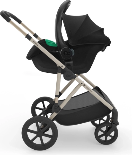 3-in-1 travel system including the MINK PRO 2 car seat