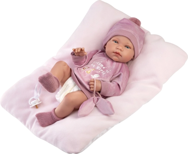 Llorens New Born naujagimė mergaitė – realistiška kūdikio lėlė 43 cm