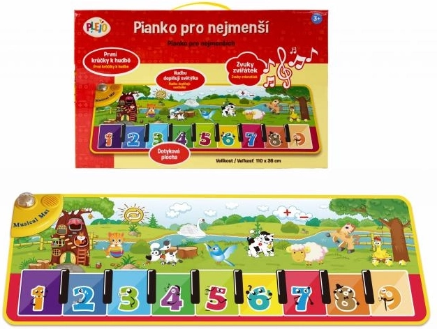 Plejo grindų pianinas vaikams