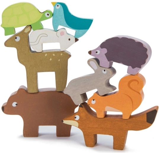 Le Toy Van Wooden Forest Animal Stacking Toy
