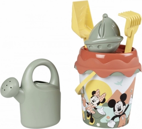 Smoby kibirėlis su priedais MICKEY ir MINNIE, ekologiškas smėlio žaidimų rinkinys