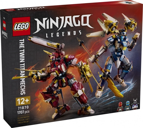 LEGO NINJAGO Legends Artimoji titaniška mechų pora