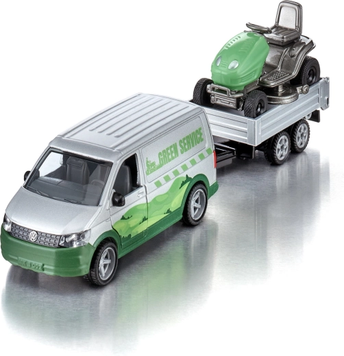 Garden tractor as an attractive element of the set
