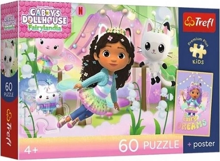 Trefl Premium Plus Kids children's puzzle Gabby's Dollhouse 60 pieces