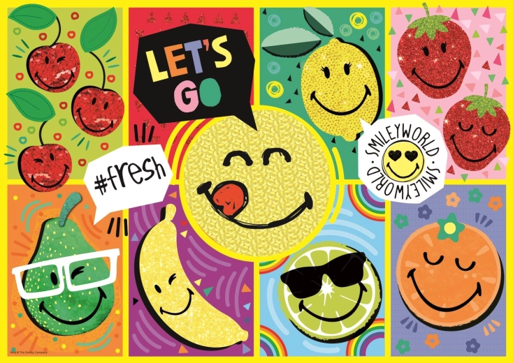 Dėlionė 200 detalių „Linksmasis Smiley“