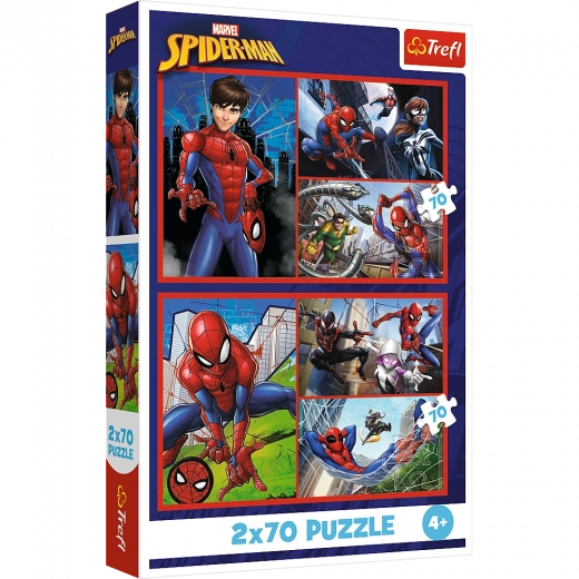 Puzzle 2x70 - Spider Stories Disney Marvel Spiderman