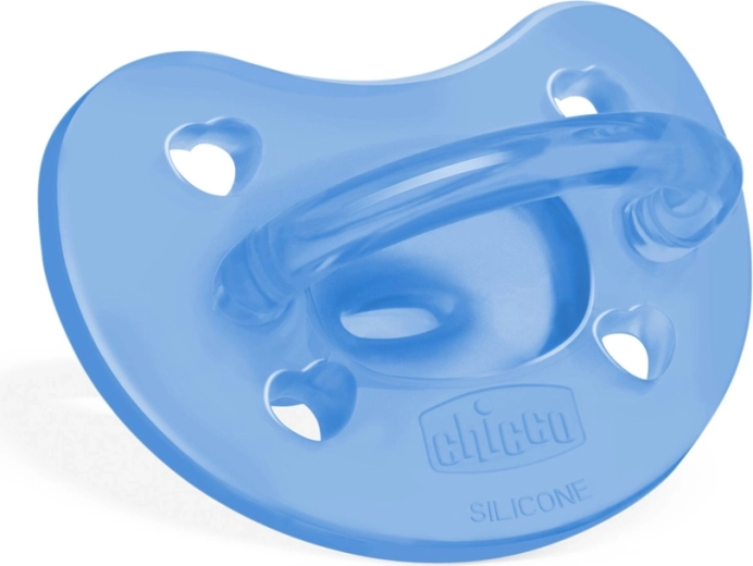 One-piece all-silicone pacifier