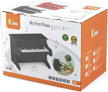 Wooden children’s piano with keys