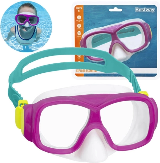 Bestway Aquanaut vaikiška kaukė plaukimui ir nardymui su vamzdeliu